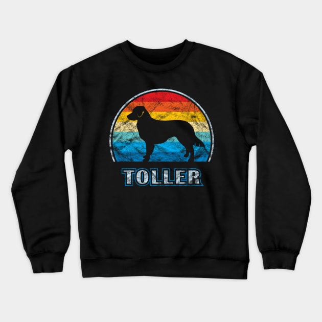 Nova Scotia Duck Tolling Retriever Vintage Design Dog Crewneck Sweatshirt by millersye